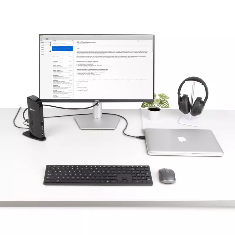 StarTech.com Dual Monitor USB 3.0 dokkimisjaam HDMI-ga - DVI - 6 x USB porti~Topeltmonitori USB 3.0 sülearvuti dokkimisjaam HDMI ja DVI/VGA-ga, 6x USB-A jaotur, GbE, heli, universaalne A-tüüpi dokk - Windows/macOS/ChromeOS