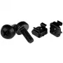 StarTech.com M6 x 12mm - Kruvid ja puurimutrid - 50 tk pakk, must