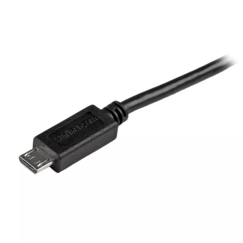 StarTech.com Lühike Micro-USB kaabel – M/M – 15cm (6in), 0,15 m, USB A, Micro-USB B, USB 2.0, Isane/Isane, Must