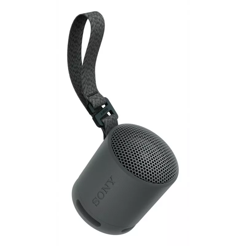 Sony SRS-XB100 - juhtmevaba Bluetooth kaasaskõlar, vastupidav IP67 veekindel ja tolmukindel, 16-tunnine aku, öko, õue- ja reisikõlar mustas