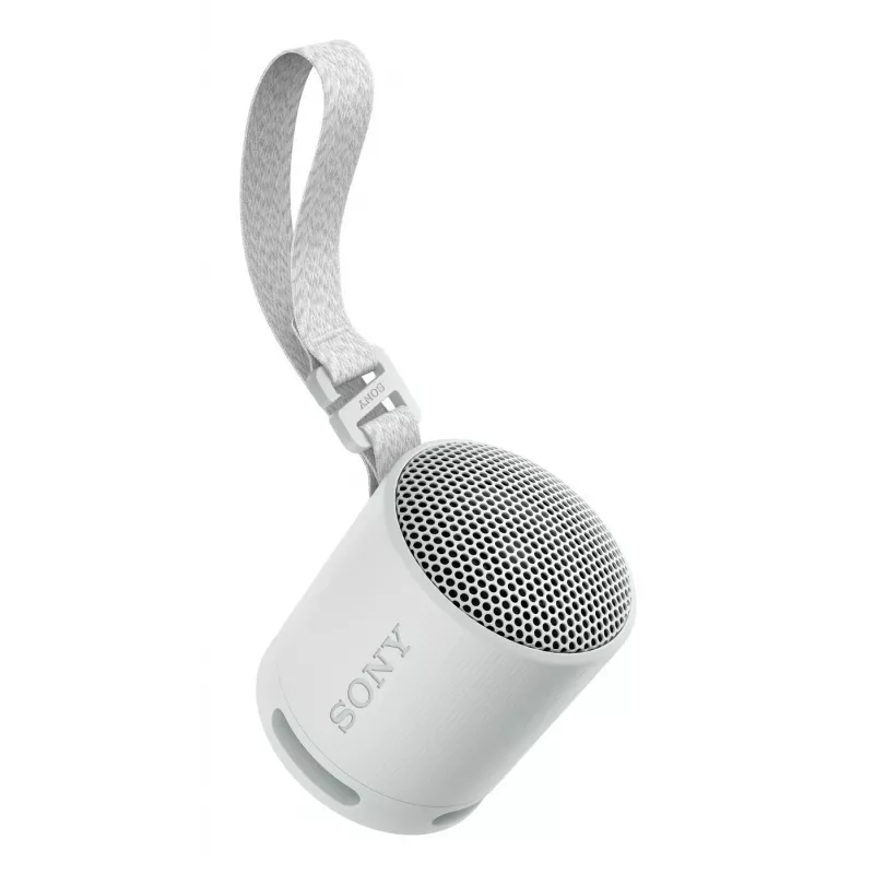 Sony SRS-XB100 - juhtmevaba Bluetooth kaasaskõlar, vastupidav IP67 vee- ja tolmukindel, 16 tunni aku, keskkonnasõbralik, välitingimustesse ja reisimiseks helehall