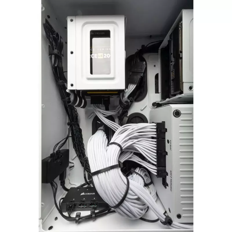 PC-korpus Corsair Crystal 280X Micro ATX valge