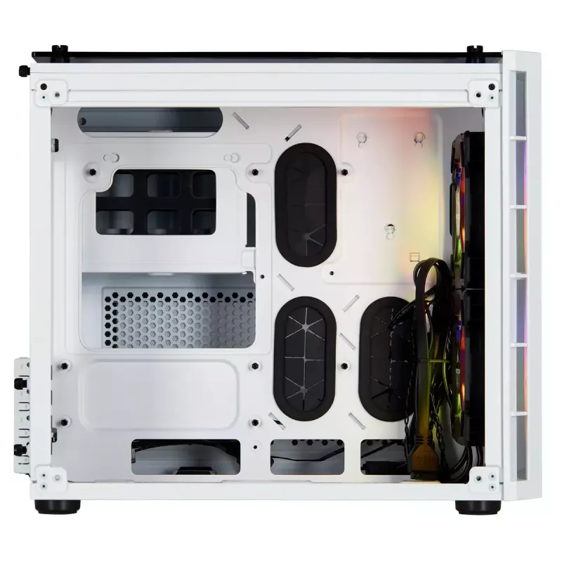 PC-korpus Corsair Crystal 280X Micro ATX valge