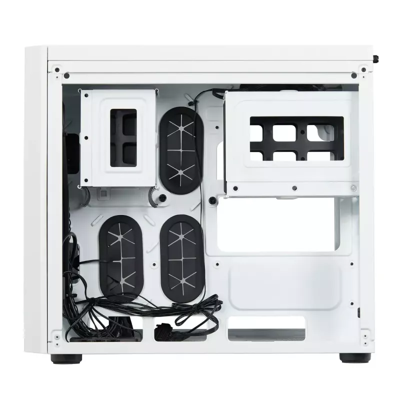 PC-korpus Corsair Crystal 280X Micro ATX valge