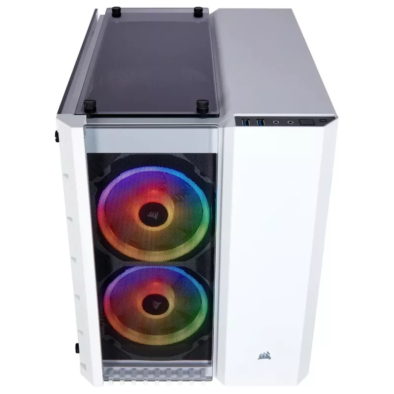 PC-korpus Corsair Crystal 280X Micro ATX valge
