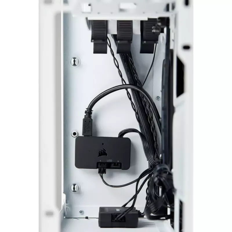 PC-korpus Corsair Crystal 280X Micro ATX valge