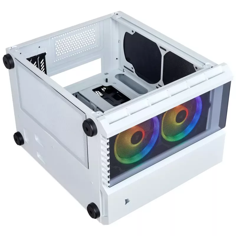 PC-korpus Corsair Crystal 280X Micro ATX valge