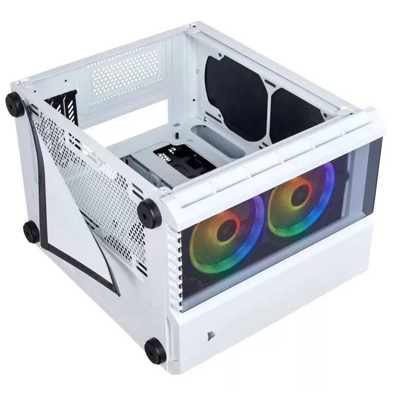 PC-korpus Corsair Crystal 280X Micro ATX valge