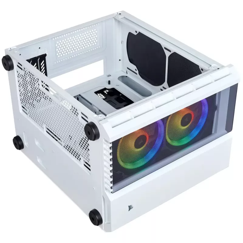 PC-korpus Corsair Crystal 280X Micro ATX valge