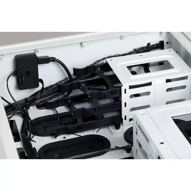 PC-korpus Corsair Crystal 280X Micro ATX valge