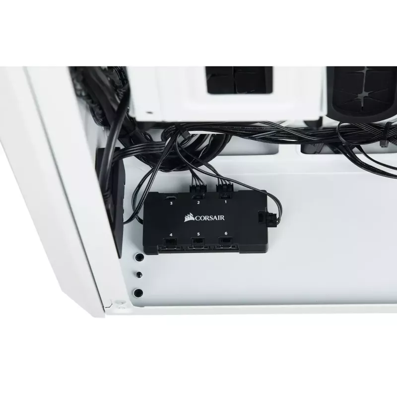 PC-korpus Corsair Crystal 280X Micro ATX valge