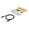 StarTech.com 3 jalga (1 m) õhuke HDMI 2.0 kaabel, paindlik Premium-sertifitseeritud HDMI-juhe koos Ethernetiga, UHD 4K 60 Hz HDR10, vastupidav aramiidkiust disain TPE-kattega