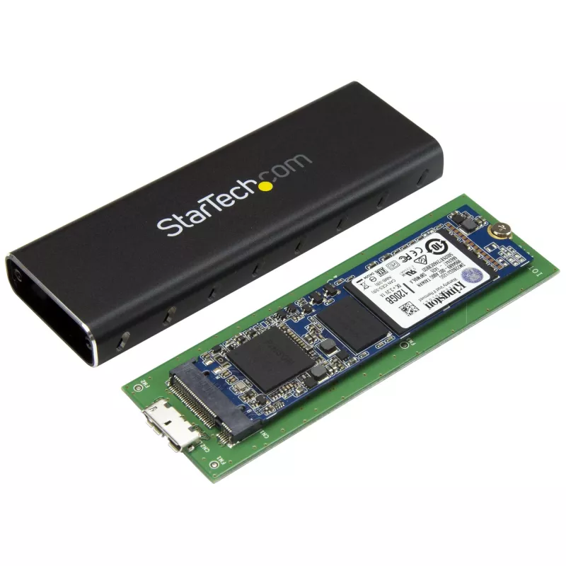 StarTech.com M.2 SSD-korpus M.2 SATA SSD-dele – USB 3.0 (5 Gbit/s) UASP-ga