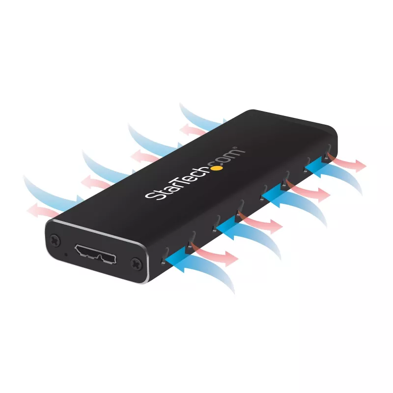 StarTech.com M.2 SSD-korpus M.2 SATA SSD-dele – USB 3.0 (5 Gbit/s) UASP-ga