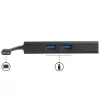 StarTech.com USB-C mitme pordiga adapter - USB-C reisi dokkimisjaam 4K HDMI-ga - 60W toiteedastus, GbE, 2-pordiline USB-A 3.0 jaotur - kaasaskantav mini USB-C dokk sülearvutile