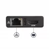 StarTech.com USB-C mitme pordiga adapter - USB-C reisi dokkimisjaam 4K HDMI-ga - 60W toiteedastus, GbE, 2-pordiline USB-A 3.0 jaotur - kaasaskantav mini USB-C dokk sülearvutile
