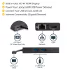 StarTech.com USB-C mitme pordiga adapter - USB-C reisi dokkimisjaam 4K HDMI-ga - 60W toiteedastus, GbE, 2-pordiline USB-A 3.0 jaotur - kaasaskantav mini USB-C dokk sülearvutile