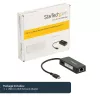 StarTech.com USB-C Gigabit võrguadapter täiendava USB 3.0 pordiga