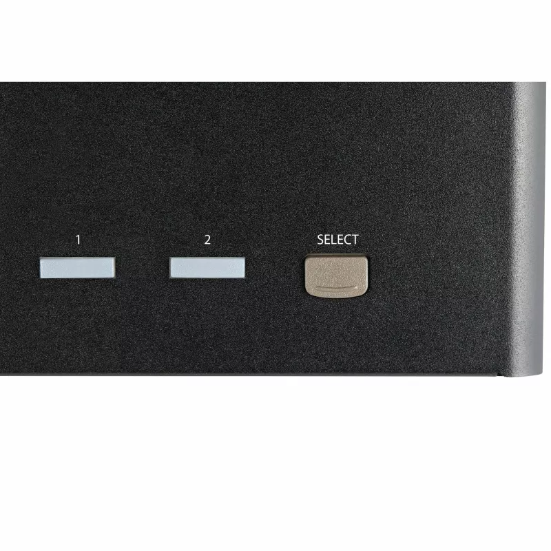 StarTech.com 2-pordiline kolmekuvariline DisplayPort KVM-lüliti - 4K 60Hz UHD HDR - lauaarvuti DP 1.2 KVM 2-pordilise USB 3.0 jaoturiga (5 Gbps) ja 4x USB 2.0 HID-porti, heli - kiirklahvidega lülitamine - TAA