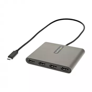 StarTech.com USB C to Quad HDMI Adapter, USB-C to 4x HDMI monitori konverter Windowsile (ei toeta macOS/ChromeOS/Linux) - TAA