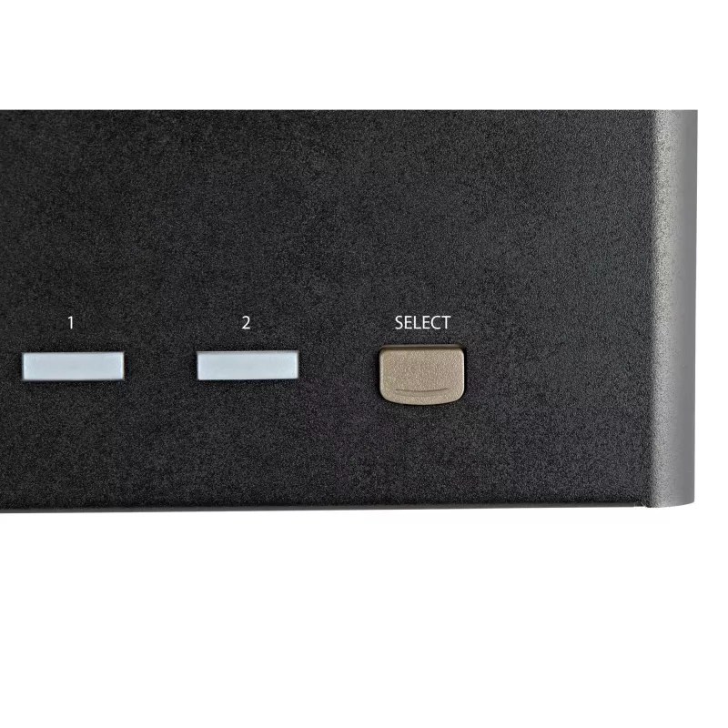 StarTech.com 2-pordine nelja monitoriga DisplayPort KVM-lüliti – 4K 60 Hz UHD HDR – lauaarvuti 4K DP 1.2 KVM 2-pordilise USB 3.0 jaoturi (5 Gbit/s) ja 4x USB 2.0 HID-pordiga, heli – kiirklahvidega lülitamine – TAA