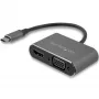 StarTech.com USB-C VGA-ks ja HDMI-ks adapter – 2-ühes – 4K 30 Hz – ruumihall