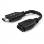 StarTech.com 6-tolline (15 cm) HDMI-pordi säästukaabel – 4K 60Hz kiire HDMI 2.0 pikenduskaabel Ethernetiga – lühike HDMI-pikenduskaabel – HDMI isane–emane pikendusadapteri juhe