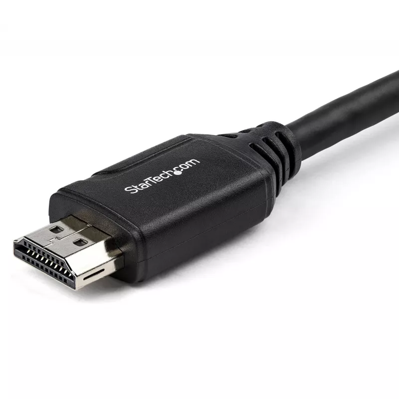 StarTech.com 6-tolline (15 cm) HDMI-pordi säästukaabel – 4K 60Hz kiire HDMI 2.0 pikenduskaabel Ethernetiga – lühike HDMI-pikenduskaabel – HDMI isane–emane pikendusadapteri juhe