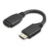 StarTech.com 6-tolline (15 cm) HDMI-pordi säästukaabel – 4K 60Hz kiire HDMI 2.0 pikenduskaabel Ethernetiga – lühike HDMI-pikenduskaabel – HDMI isane–emane pikendusadapteri juhe