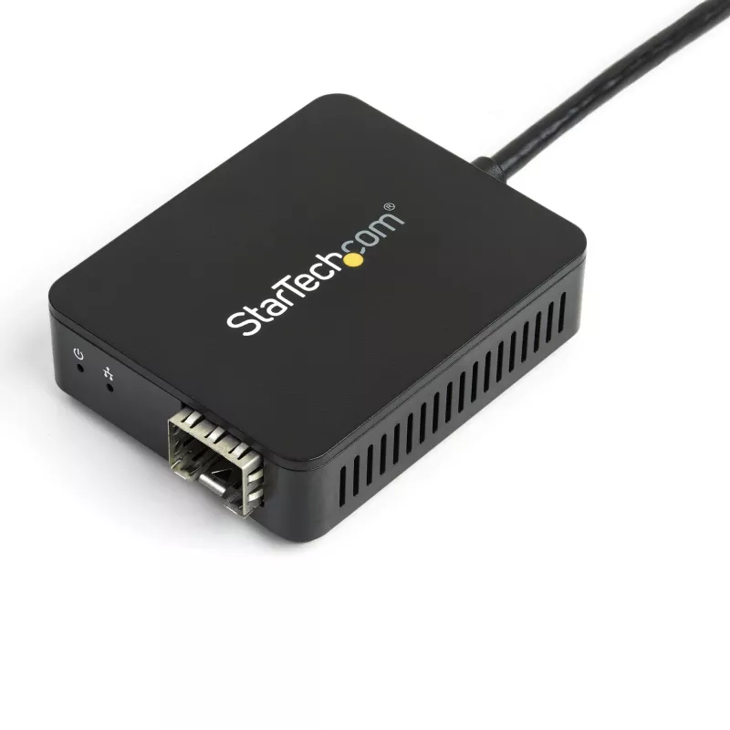 StarTech.com USB 3.0 kiudoptilisele muundur - kompaktne USB avatud SFP adapter - USB gigabitise võrguadapterina - USB 3.0 kiudoptiline adapter, ühilduv mitmerežiimilise (MMF)/üherežiimilise (SMF) kiuga