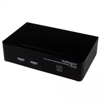 StarTech.com 2-pordiline professionaalne USB DisplayPort KVM-lüliti heliga