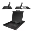 StarTech.com 8-pordiline rekmount KVM konsool 1,8 m kaablitega – integreeritud KVM kommutaator 19-tollise LCD-ekraaniga – täisfunktsionaalne 1U LCD KVM sahtel – OSD KVM – vastupidav 50 000 h MTBF – USB + VGA tugi