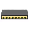 Intellinet 8-pordiline Gigabit Etherneti lüliti, lauaarvuti suuruses, plastikust, IEEE 802.3az (energiasäästlik Ethernet), must