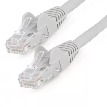 StarTech.com 1m CAT6 Etherneti kaabel – LSZH (halogeenivaba madala suitsusisaldusega) – 10 Gigabit 250Mhz 100W PoE RJ45 10GbE UTP võrguparanduskaabel, tõmbevaba, tõmbekaitsega – hall, CAT 6, ETL-sertifitseeritud, 24AWG