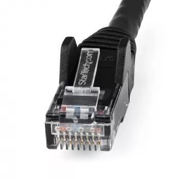 StarTech.com 2m CAT6 Ethernet kaabel - LSZH (Low Smoke Zero Halogen) - 10 Gigabit 250Mhz 100W PoE RJ45 10GbE UTP võrk Patch Cord Snagless with Strain Relief - Must, CAT 6, ETL Verified, 24AWG
