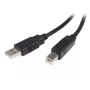 StarTech.com 3m USB 2.0 A-B-kaabel - M/M, 3 m, USB A, USB B, USB 2.0, Isane/Isane, Must