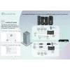 Hallatav lüliti LevelOne Hilbert 5-pordiline tööstuslik Gigabit PoE Smart Lite lüliti