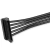 StarTech.com 4x SATA toitejaotur adapterkaabel, SATA 15-kontaktiline, 4 x SATA, 0,4 m, isane, emane, must