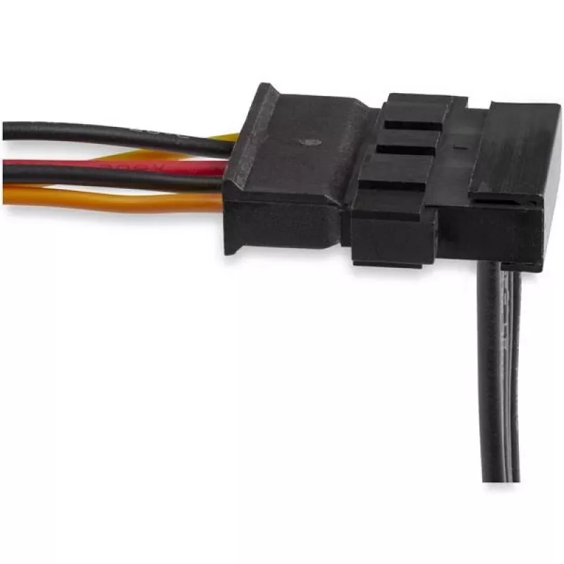 StarTech.com 4x SATA toitejaotur adapterkaabel, SATA 15-kontaktiline, 4 x SATA, 0,4 m, isane, emane, must