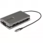 StarTech.com USB-C mitmepordi adapter - USB-C 4K 60Hz HDMI 2.0 - 2-pordiline 10Gbps USB-jaotur - 100W toite edastamine läbipääsuga - Gigabit Ethernet - SD/MicroSD - USB USB-C minidokk - 10-tolline kaabel