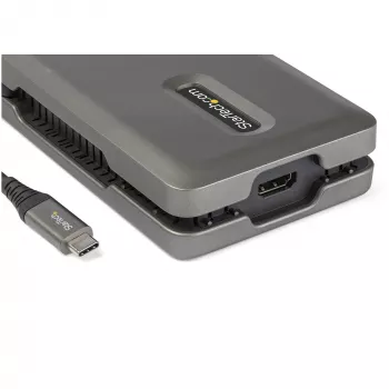 StarTech.com USB-C mitmepordi adapter - USB-C 4K 60Hz HDMI 2.0 - 2-pordiline 10Gbps USB-jaotur - 100W toite edastamine läbipääsuga - Gigabit Ethernet - SD/MicroSD - USB USB-C minidokk - 10-tolline kaabel