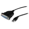 StarTech.com 6 ft USB-DB25 paralleelprinteri adapterkaabel - isane/emane