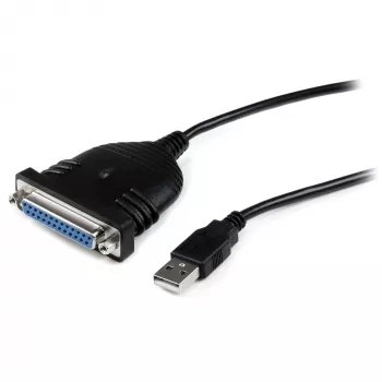 StarTech.com 6 ft USB-DB25 paralleelprinteri adapterkaabel - isane/emane