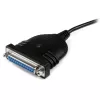 StarTech.com 6 ft USB-DB25 paralleelprinteri adapterkaabel - isane/emane