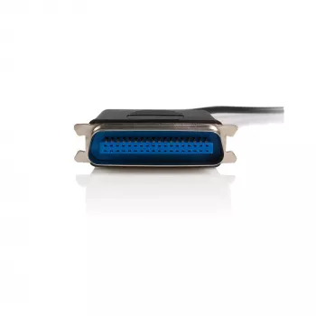 StarTech.com 6 ft USB-paralleelprinteriadapter – M/M, must, Centronics, USB A, 1,9 m, mees/mees, USB A, Centronics 36