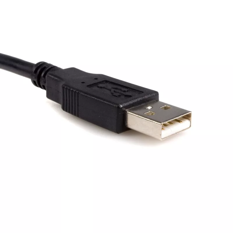 StarTech.com 6 ft USB-paralleelprinteriadapter – M/M, must, Centronics, USB A, 1,9 m, mees/mees, USB A, Centronics 36