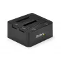 StarTech.com kahe pesaga USB 3.0 SATA-kõvakettadokk, USB-kõvakettadokk, väline 2,5/3,5-tolline SATA I/II/III SSD/HDD dokkimisjaam, vahetatav kõvakettapesa, pealtlaetav