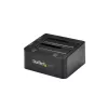 StarTech.com kahe pesaga USB 3.0 SATA-kõvakettadokk, USB-kõvakettadokk, väline 2,5/3,5-tolline SATA I/II/III SSD/HDD dokkimisjaam, vahetatav kõvakettapesa, pealtlaetav