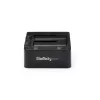 StarTech.com kahe pesaga USB 3.0 SATA-kõvakettadokk, USB-kõvakettadokk, väline 2,5/3,5-tolline SATA I/II/III SSD/HDD dokkimisjaam, vahetatav kõvakettapesa, pealtlaetav