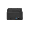 StarTech.com kahe pesaga USB 3.0 SATA-kõvakettadokk, USB-kõvakettadokk, väline 2,5/3,5-tolline SATA I/II/III SSD/HDD dokkimisjaam, vahetatav kõvakettapesa, pealtlaetav